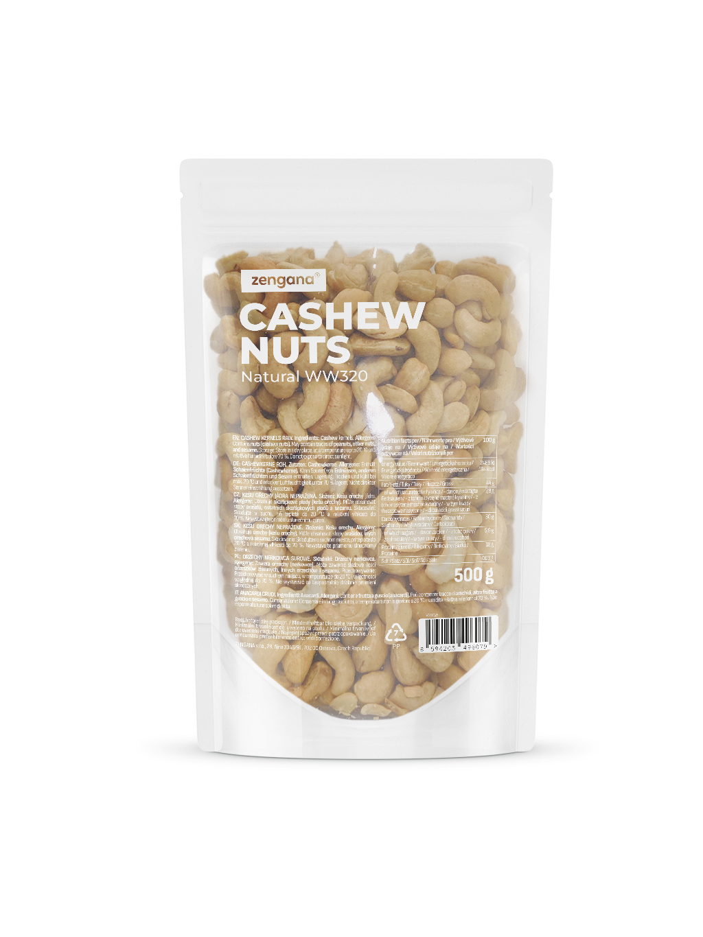 Zengana, Kešu WW320, Pražené solené